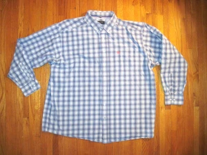 Ariat Pro Series Easy Care Blau/Pink Kariert Classic Fit Oxford Hemd 2XL Neu - Bild 1 von 11