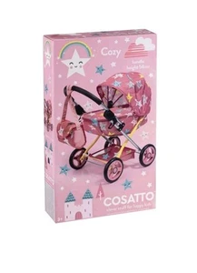 Cosatto Kuscheliger Puppenwagen, mit Kissen und Decke, 59 x 38 x 58 cm - Bild 1 von 1