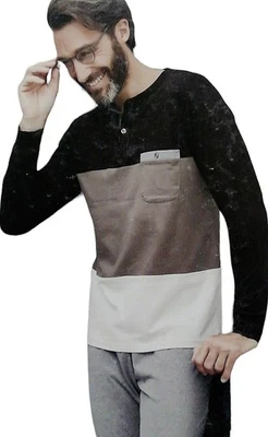 Character Pigiama Manica Lunga Uomo In Cotone Art. P605 - Imagen 1 de 2