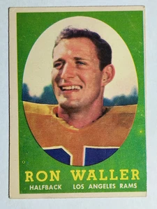 1958 Topps #72 Ron Waller (VG) - Picture 1 of 2