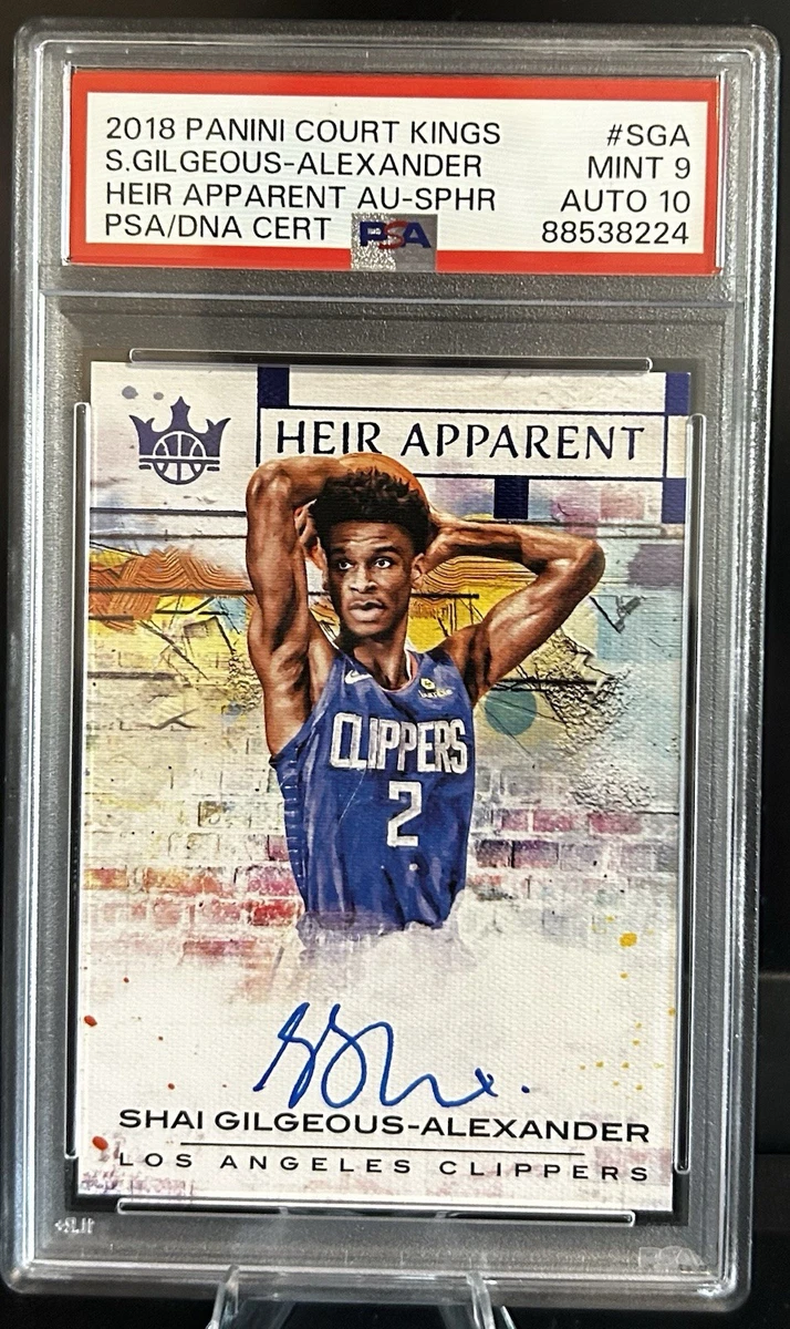 シェイ ギルジャス アレキサンダー Panini Court Kings 激レア 2018-19 Panini Court Kings - Shai Gilgeous-Alexander #HA-SGA for