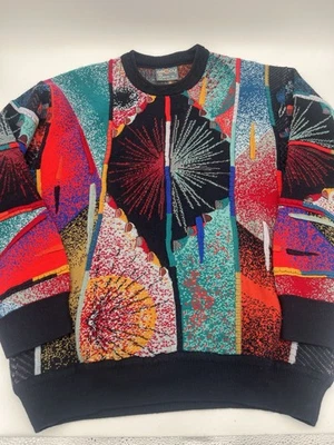 Geccu Australia Merino Wool 3D Knit Coogi Style Sweater XL All Over Print - Image 1 of 4