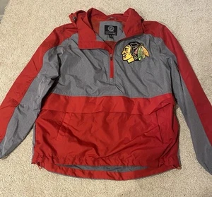 Blackhawks Windbreaker Jacket Woman’s Size Large - Picture 1 of 6