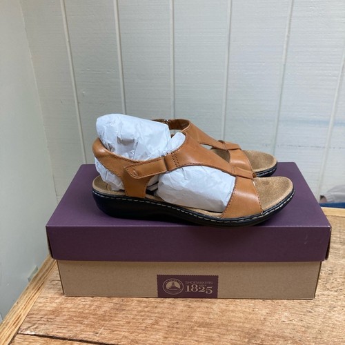 Sandali Clarks nuovi pelle marrone donna 6