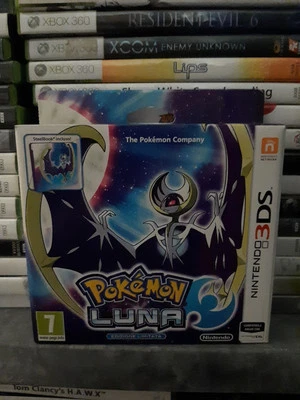 Pokemon Versione LUNA Limited Edition - NINTENDO 3DS / 2DS Completo PAL ITALIANO - Immagine 1 di 2