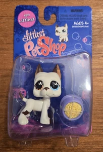 Littlest Pet Shop #577 Great Dane "Littlest" blue/Brown Eyes NIP 2007 Hasbro - Picture 1 of 6