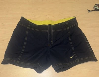 Nike Athletic Shorts Board Shorts Navy Size Small Drawstring Rear Pockets - Image 1 of 4