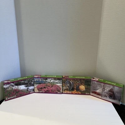 Lot of 4 Encore! 500 Piece Puzzles - image 1 of 4