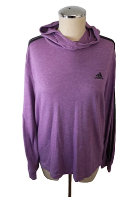 Adidas Sudadera con Capucha Púrpura Mediana Ligera Climlite Poliéster/Algodón Manga Larga (41) Foto 1 de 4