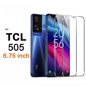 2PCS For TCL 505 TCL 505s Tempered Glass Film Cover Guard Screen Protector - Picture 1 of 8