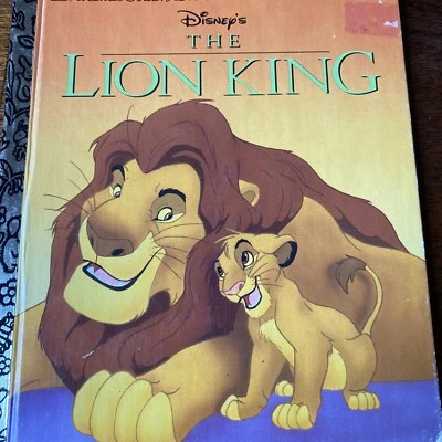 VTG 1st (A) Ed. Little Golden Book Disney's THE LION KING c1994, #107-93 Sanitiz - Image 1 of 4