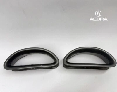 02-06 Acura RSX Front Seat Headrest GARNISH trim oval insert 173B0-F3000 Set - Image 1 of 4