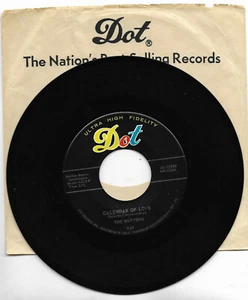 THE BUTTONS-DOT 15988 DOO WOP 45 RPM CALENDAR OF LOVE VG++ CLEAN LABELS - Picture 1 of 1