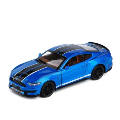 1/32 Scale Ford Mustang Shelby GT350 Model Car Diecast Vehicle Toy Cars Blue - Image 1 of 4