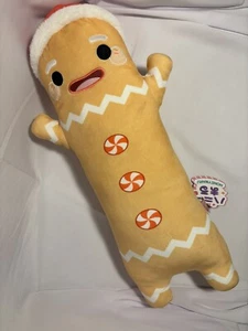 Gingerbread Man Huggable Plush 24" HONEYMARU Cracker Barrel NWT Christmas - Picture 1 of 9