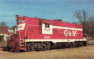 Gulf & Mississippi 8025 at Columbus, Mississippi Vintage Chrome Unposted PC - Picture 1 of 2