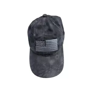 Kryptek Hat Camo Camouflage American Flag Embroidered Strapback - Picture 1 of 7