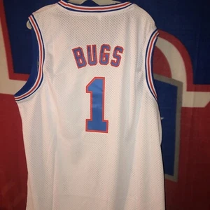 Neu mit Etikett Bugs Bunny Tune Squad Trikot Space Jam Basketball Filmtrikot XXL - Bild 1 von 6
