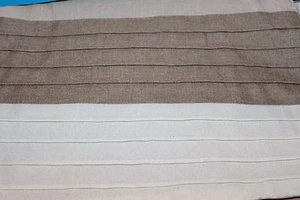 Essential Home Modern Linen Look Reversible Table Runner 13x72 Tan - Picture 1 of 3
