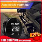 D3 Car Motorcycle Dc 12 24V Digital Panel Voltmeter Voltage Meter White