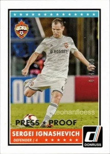 2015 Donruss Press Proof Silver #51 Sergei Ignashevich 074/199 CSKA Moscow - Picture 1 of 1