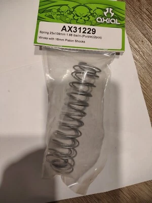 Axial AX31229 Spring 23x109mm 1.88lbs/in Purple 2 AXIC3229 Elec Car/Truck - Image 1 of 2