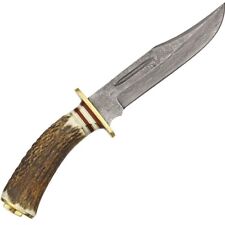 Damascus DM1043 Knives Fixed Knife Stag Handle El Dorado Skinner 10 1/2" Overal