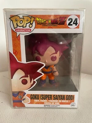 EXCLUSIVE GOKU SUPER SAIYAN GOD #24 DRAGON BALL  - Imagen 1 de 4