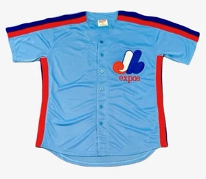 1995 Tom Brady Montreal Expos Throwback Jersey (Large) 44 - Picture 1 of 2