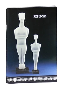 Museum Of Cycladic Art Replicas Catalog Includes Price List 1999 Greek Artifacts - Imagen 1 de 6