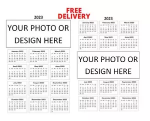 CALENDARIO DA PARETE PERSONALIZZATO 2025 A5 A4 LAMINATO - Foto 1 di 6