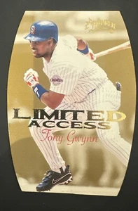 1998 SKYBOX CIRCA THUNDER LIMITED ACCESS TONY GWYNN DIE-CUT BOOKLET #7LA HOF $$$ - Picture 1 of 6