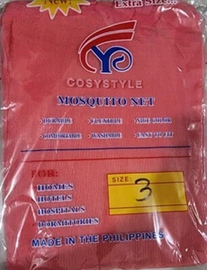Kulambo Philippine/Filipino Mosquito Net Size 3 Pink - Picture 1 of 5