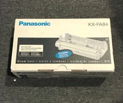 Unidad de batería Panasonic KX-FA84 negra para KX-FL511 KX-FL541 KX-FL611 KX-FLM651 NUEVA Foto 1 de 4