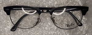 Ray-Ban RB5154 Clubmaster Eyeglass Frames Black Gold 51-21 Unisex Vintage Style- - Picture 1 of 16