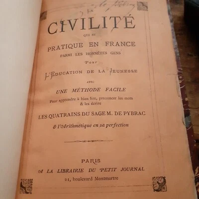 les quatrains du sage mr DE PYBRAC la librairie du petit journal 1870 - Photo 1/4