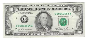 Series 1981 $100 Chicago Note LOT 18 - Picture 1 of 2