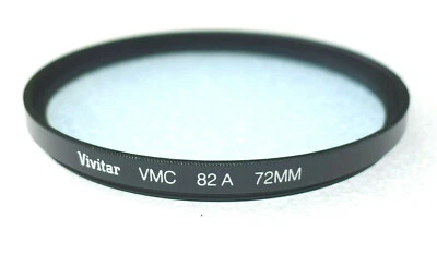 72mm VIVITAR (Tiffen) VMC 82A Mild Cooling CC Filter - Multi Coated - NEW - Image 1 of 3