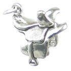 Sidesaddle sterlng silver 2 pommel saddle sterling silver charm .925 x1