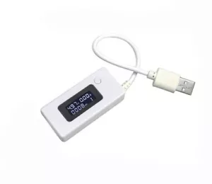 LCD USB Current And Voltage Meter Monitor Tester Detects Mobile Phone Charging - Picture 1 of 6