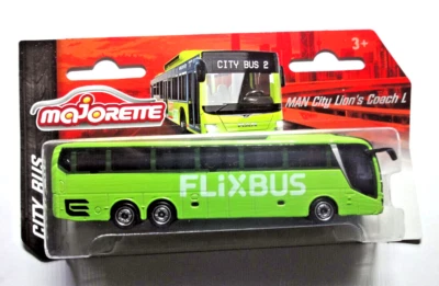Majorette - MAN City Lion's Coach L Flixbus - Majorette MAN City Bus - 212053159 - Image 1 of 2