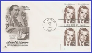 USA5 #2812 U/A ARTCRAFT FDC PB4  Edward R. Murrow - Picture 1 of 1