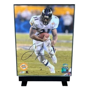 Jamal Lewis Signed Autographed Photo NFL Baltimore Ravens 8 x 10 Picture Framed - Picture 1 of 6