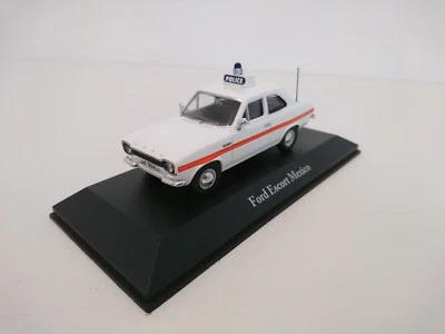 FORD ESCORT MEXICO UK Voiture police anglaise 1/43 ATLAS DIECAST MODEL CAR U10 - Photo 1/3
