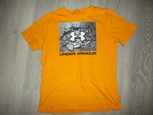 BNWOT "UNDER ARMOUR" BOY'S ORANGE TEE / T-SHIRT - Size L - Picture 1 of 1