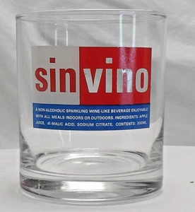 Sin Vino 300ml Half Pint Glass Tumbler On the Rocks Cup - Picture 1 of 5