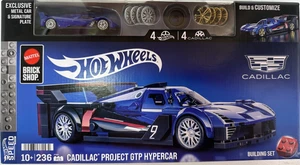 Mattel Brick Shop Hot Wheels Speed Series Building Set Cadillac GTP Hypercar - Picture 1 of 13