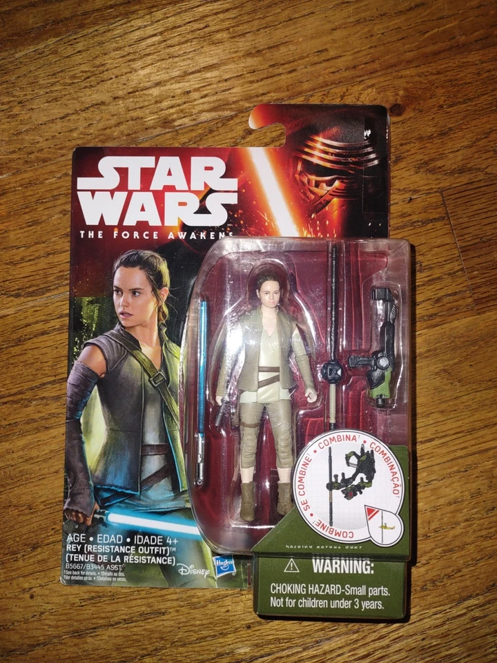 Star Wars Force Awakens Resistance Outfit Rey Action Figure Hasbro 2015