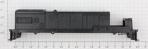 Athearn 34901 HO Scale Black U33B Diesel Body Shell - Picture 1 of 5