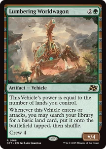 Lumbering Worldwagon 0168 ~ Lámina rara casi nueva MTG Aetherdrift - Imagen 1 de 1
